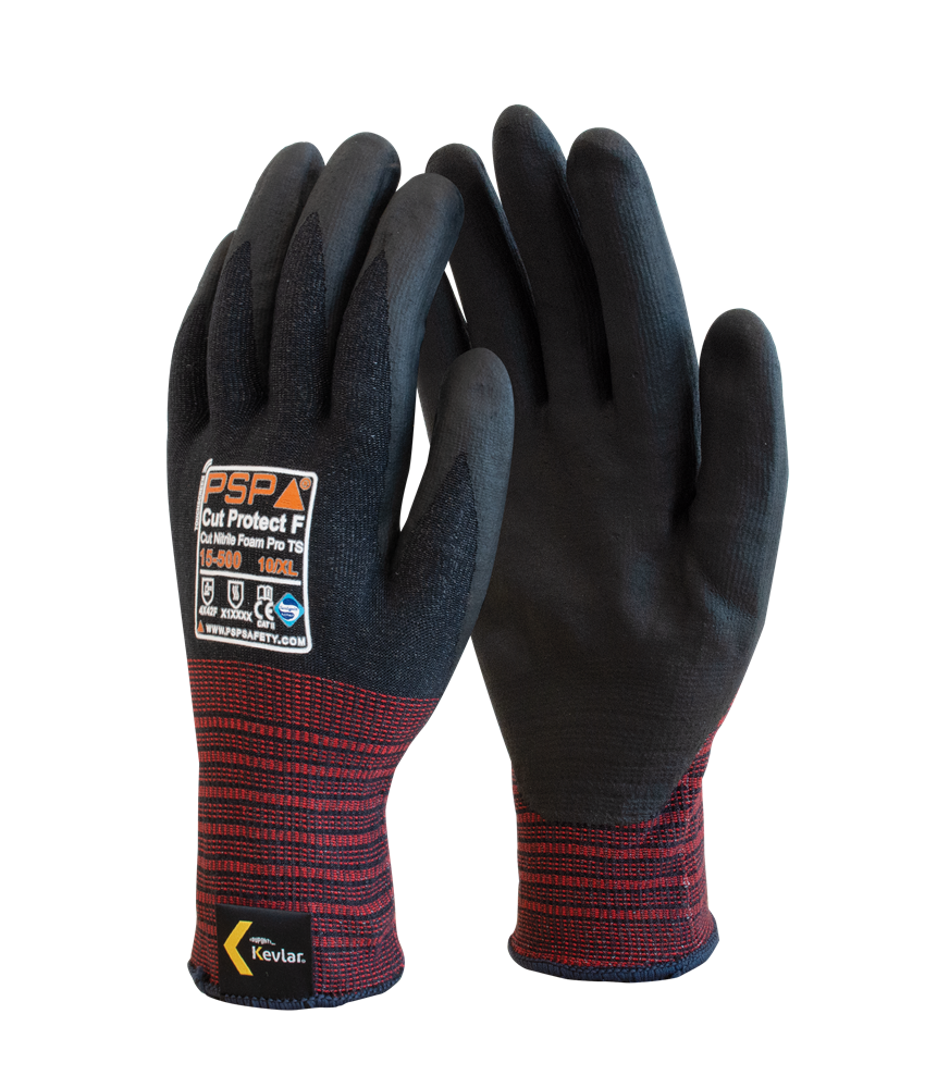 [2.01.15.500.07] PSP - Snijbestendige Handschoenen - Snijweerstand Niveau F, Touchscreen - 15-500 - Zwart (7)