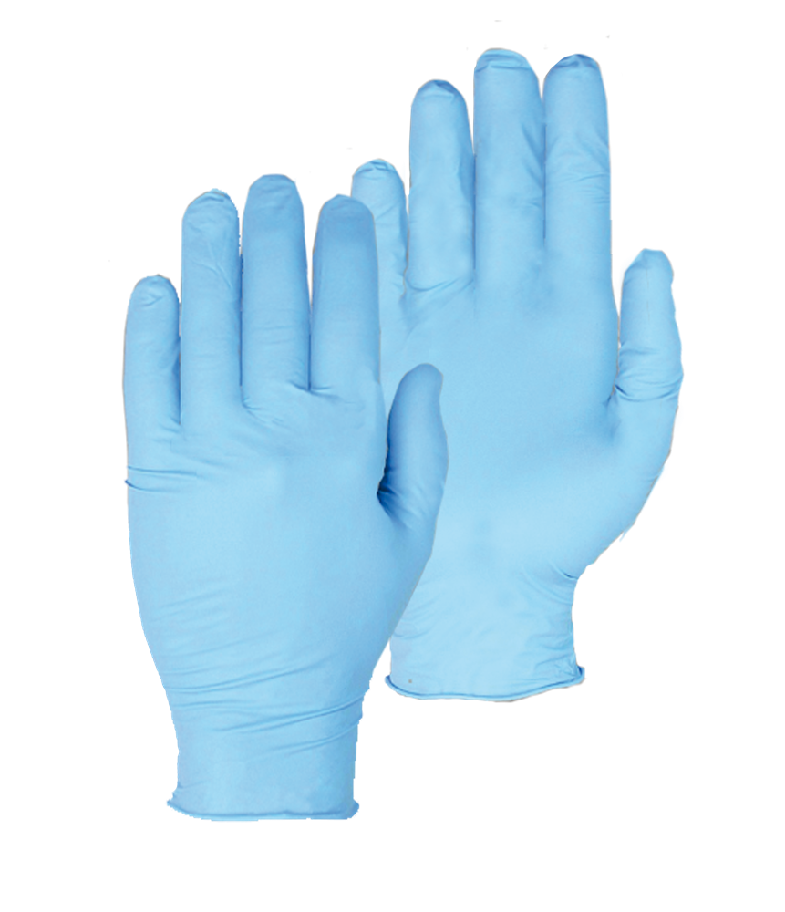 [2.05.50.220.07] PSP - Nitril Wegwerphandschoenen - Chemische & Biologische Bescherming, Voedselveilig, Medische Kwaliteit - 50-220 - Blauw - 2.05.50.220 (S)