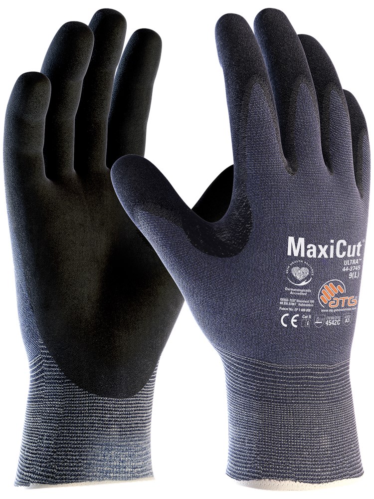 ATG - Snijbestendige Handschoenen - Niveau C Snijbescherming - MaxiCut Ultra 44-3745 - Blauw - 44-3745