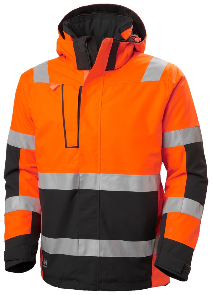 [3.27.13.922.02] Helly Hansen 71392 Alna 2.0 hoge zichtbaarheidswinterjas, oranje/ebony (XS)