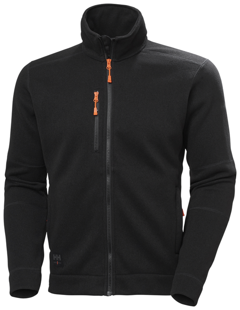 [3.27.22.509.02] Helly Hansen HH 72250 Kensington gebreid fleecejack, zwart (XS)