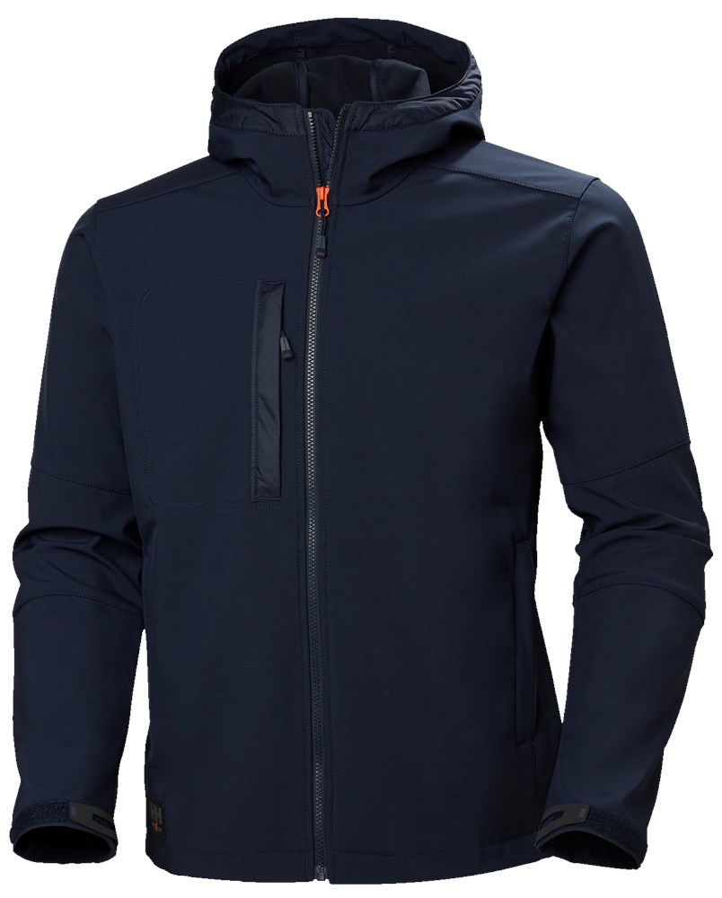 [3.27.42.305.02] Helly Hansen 74230 Kensington softshelljas met capuchon, marineblauw (XS)