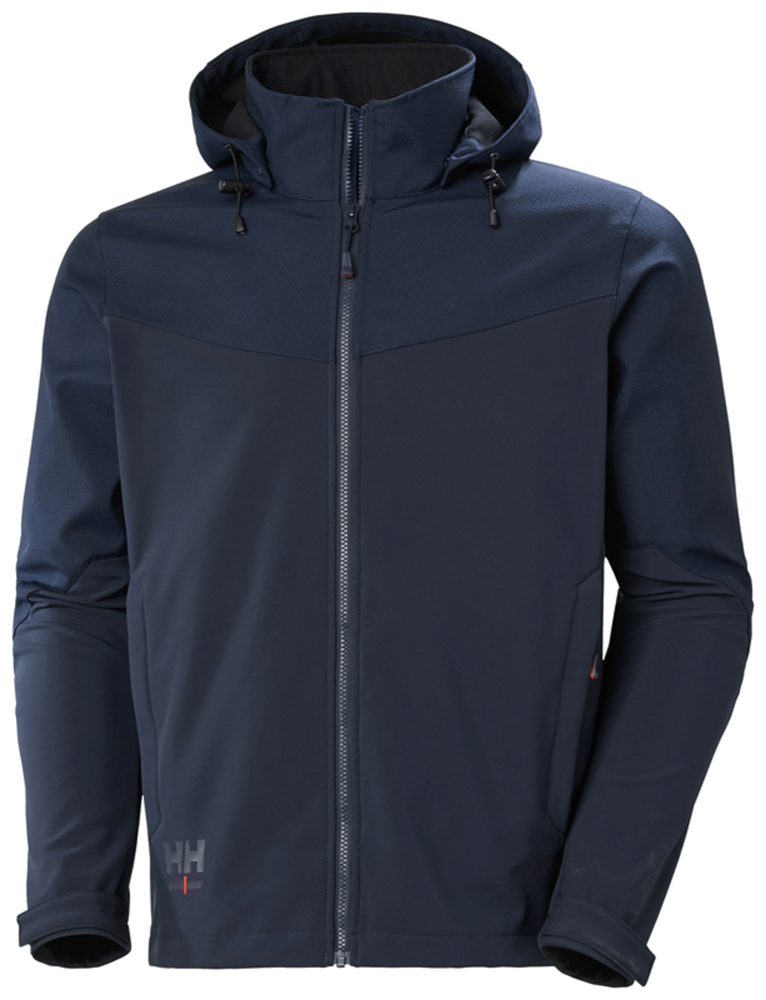 [3.27.42.905.03] Helly Hansen 74290 Oxford softshelljas met capuchon, marineblauw (S)