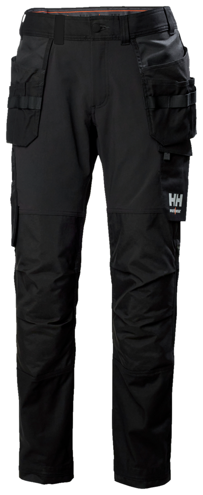 [3.27.74.058.60] Helly Hansen - Oxford 4X Construction Werkbroek - 4-Way Stretch, Lichtgewicht - 77405 - Zwart - 990 (60)