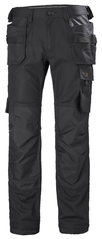[3.27.74.619.44] Helly Hansen - Werkbroek - Duurzaam, Verstevigde Knieën & Zoom - Oxford Construct. Broek - Zwart - 77461 (C44)