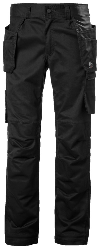 [3.27.75.219.60] Helly Hansen - Werkbroek - Stretch, Reflecterende Details - Manchester - Zwart - 77521 (60)