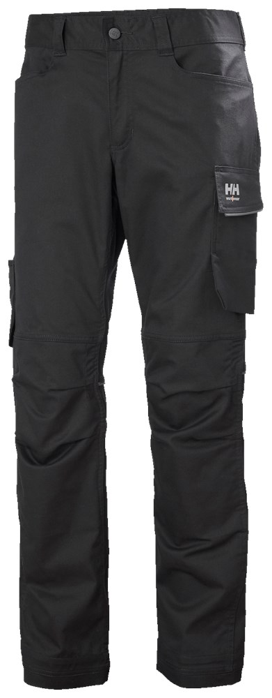 Helly Hansen - Werkbroek - Stretchstof, Reflecterende Details, Kniebeschermerszakken - Manchester - Zwart - 77523