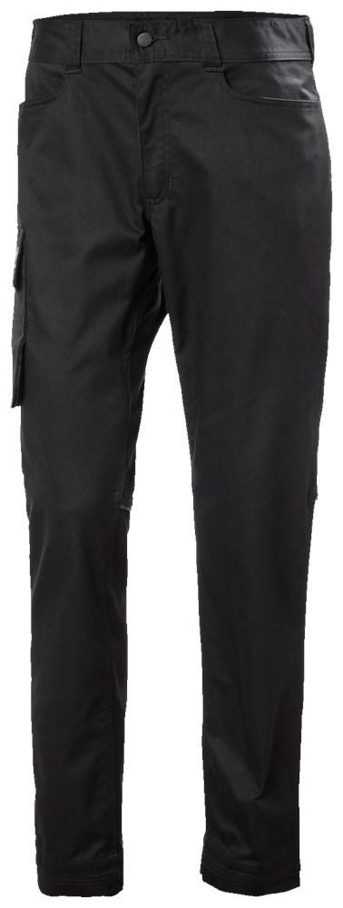 Helly Hansen - Werkbroek - 2-Way Stretch, Reflecterende Details - Manchester Broek - Zwart - 77525