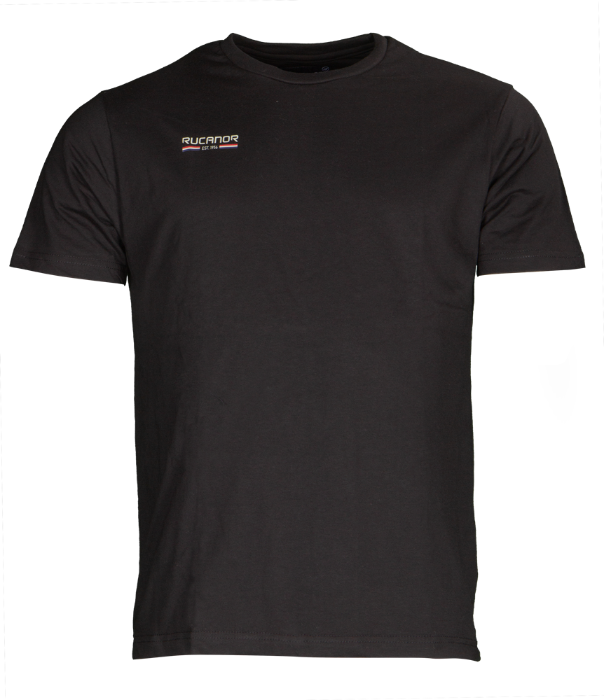 Rucanor - Casual Werk T-Shirt - Ronde Hals - Raffi - Zwart