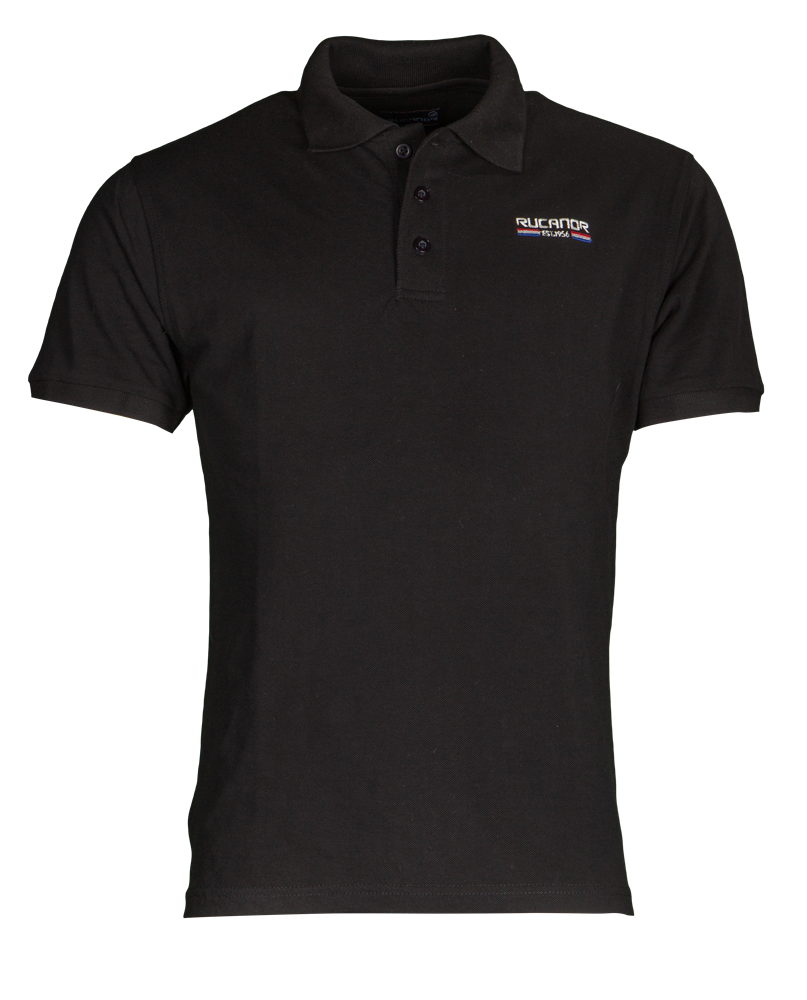 Rucanor - Poloshirt - Ademend Katoenmix - Rodney - Zwart