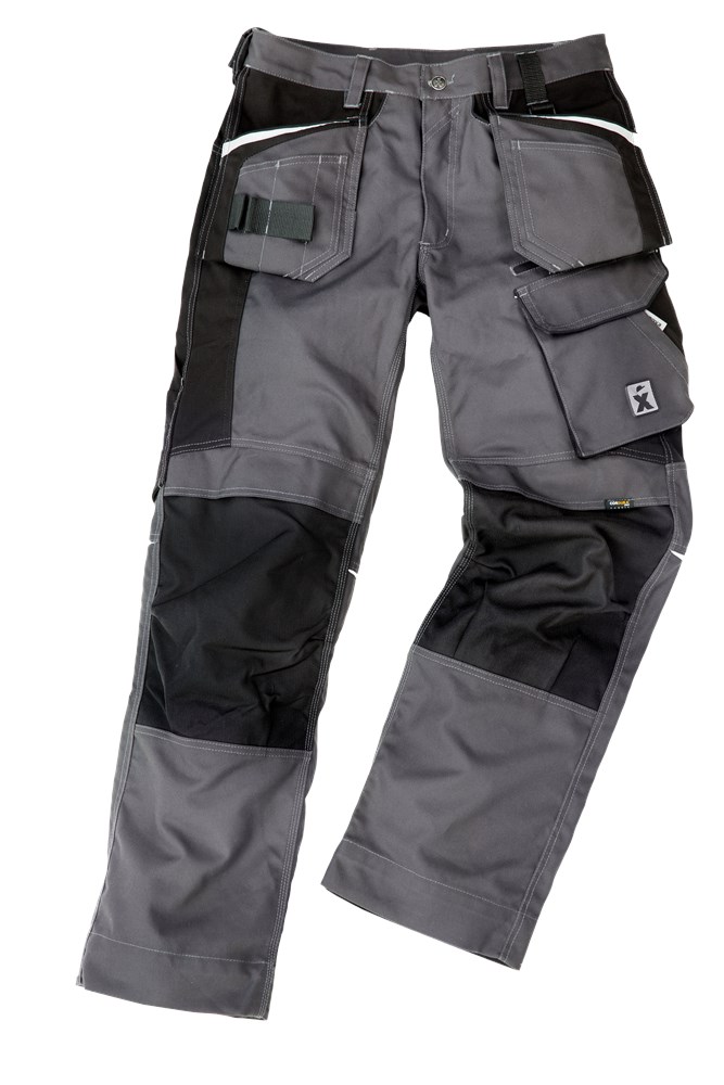 [3.44.38.514.60] Excess - Werkbroek - Meerdere Zakken, Kniebeschermerszakken - Slash PRO+H - Antraciet/Zwart - 514 (60)