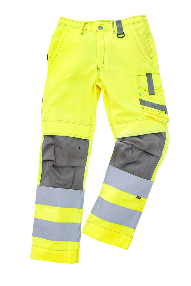 [3.44.87.592.60] Excess - Werkbroek - Goed Zichtbaar Reflecterend - Champ Reflex 592 - Geel/Grijs (60)