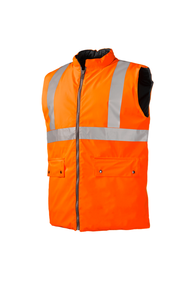 Sioen - Hi-Vis Winddichte Bodywarmer - Arras - Fluo Oranje - 1148A2F01