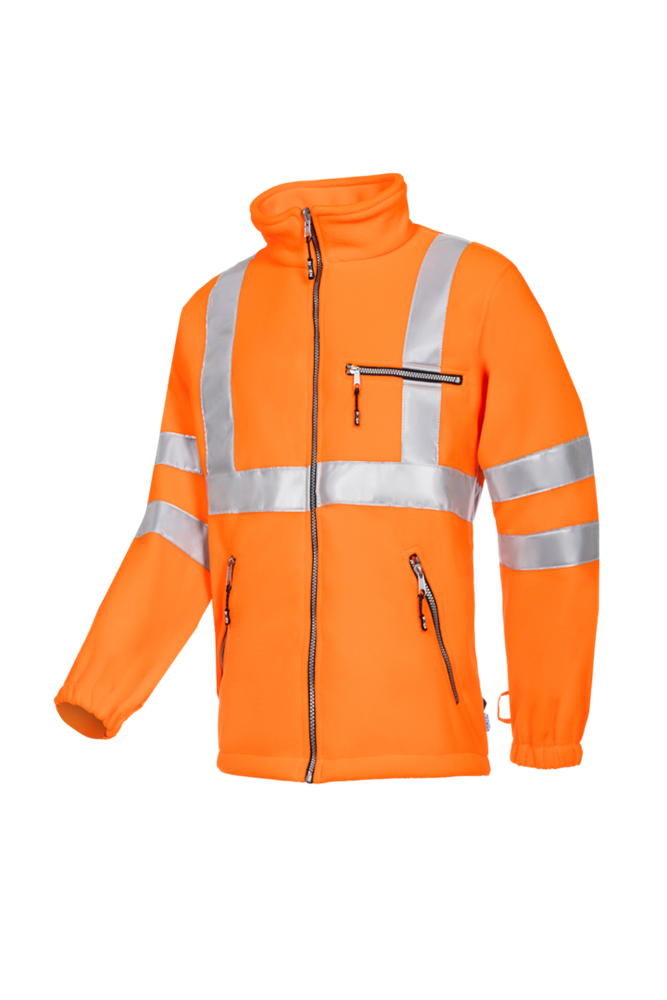 [3.75.13.101.02] Sioen - Hi-Vis Fleece - EN ISO 20471 Klasse 3, EN 14058 Klasse 1 - Reims - Fluo Oranje - 131ZA2T01 (XS)