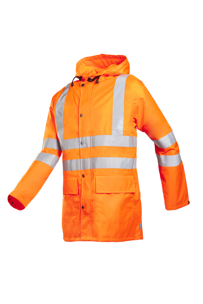 Sioen - Hi-vis Regenjas - EN ISO 20471 Klasse 3, EN 343 Klasse 3-4 - Monoray - Fluo Oranje - 198A