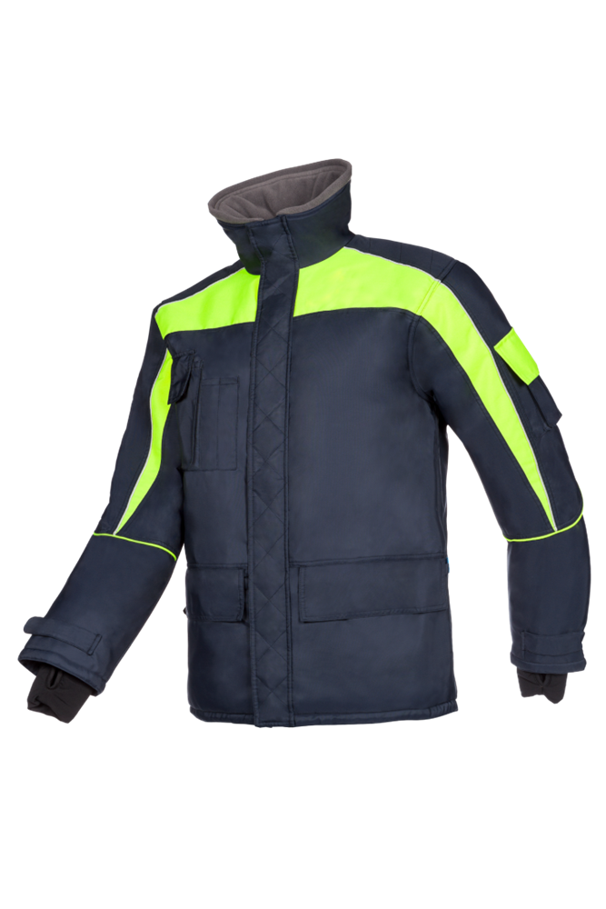 Sioen - Koelceljas - EN 342 - Talau - Hi-Vis Geel/Marineblauw - 3438A2PM1