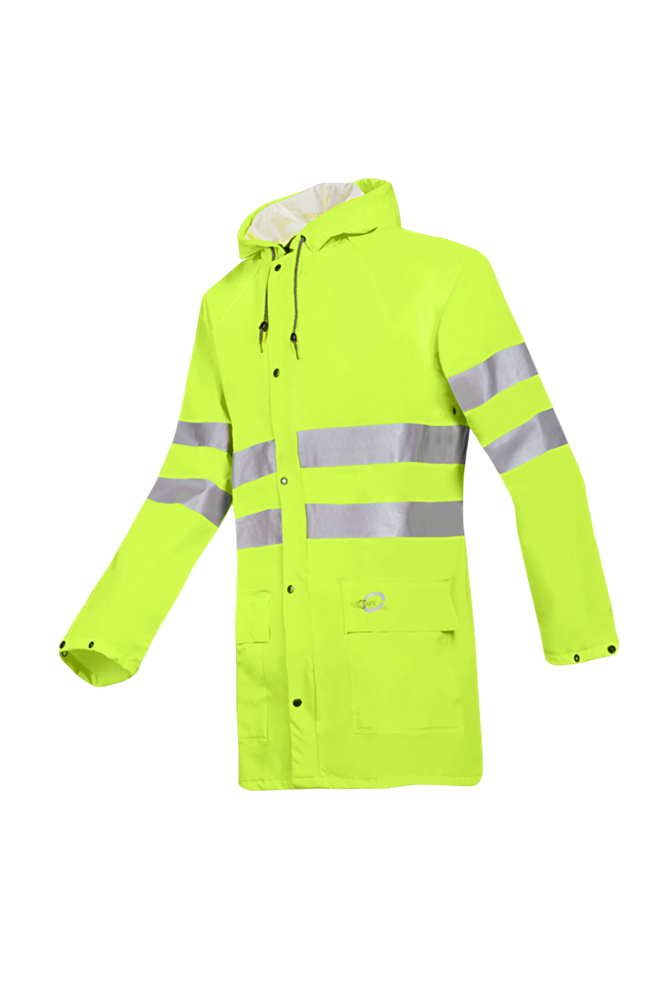 Sioen - Hi-Vis Regenjas - Waterdicht & Winddicht - Unzen (HV) - Fluo Geel - 3720A2F01