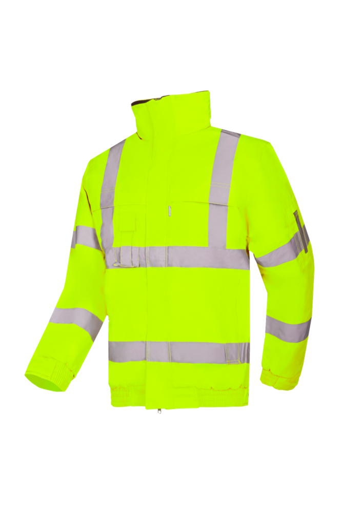 [3.75.40.402.03] Sioen - High Visibility Winterjas - Waterdicht & Koudebescherming - Hobson - Fluo Geel - 404AA2EU1 (S)