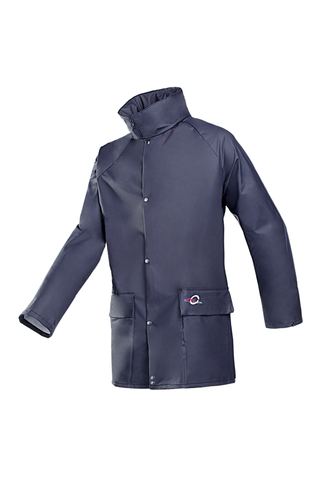 [3.75.42.652.03] Sioen - Lichtgewicht Waterdichte Regenjas Bielefeld - Marineblauw - 4265A2FE0 (S)