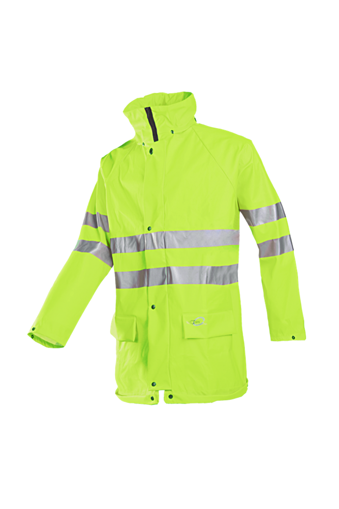 [3.75.42.792.03] Sioen - Regenjas met hoge zichtbaarheid - EN ISO 20471 Klasse 3, EN 343 Klasse 4-1-X - Kassel - Fluogeel - 4279 (S)
