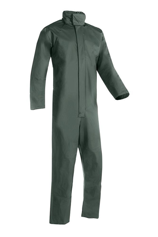 [3.75.49.641.03] Sioen Montreal 4964 chemische regenoverall groen kaki (S)