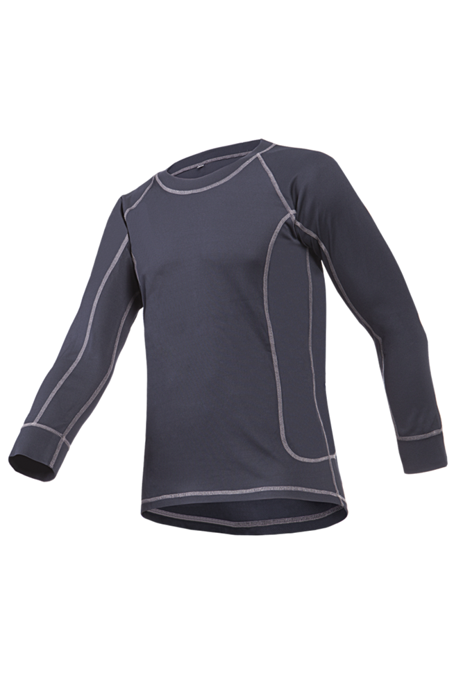 Sioen - T-shirt met lange mouwen - Vochtafvoerend, Thermisch isolerend, Anti-geur - Odars - Antraciet - 499AA2MD6