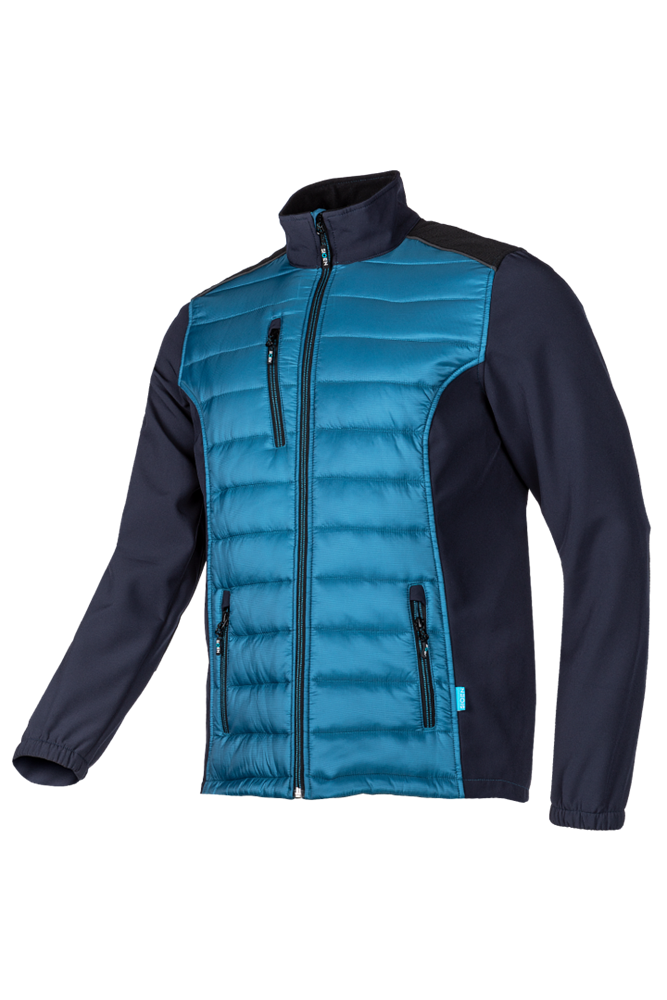 [3.75.57.601.03] Sioen Softshell Jas Koudebescherming Crosby Petrol/Blauw 576AA2EP7 (S)