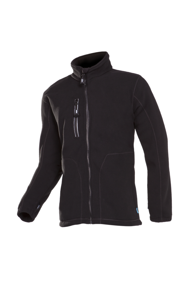 [3.75.61.213.02] Sioen - Fleece Jas Winddicht Merida Zwart - 612Z (XS)