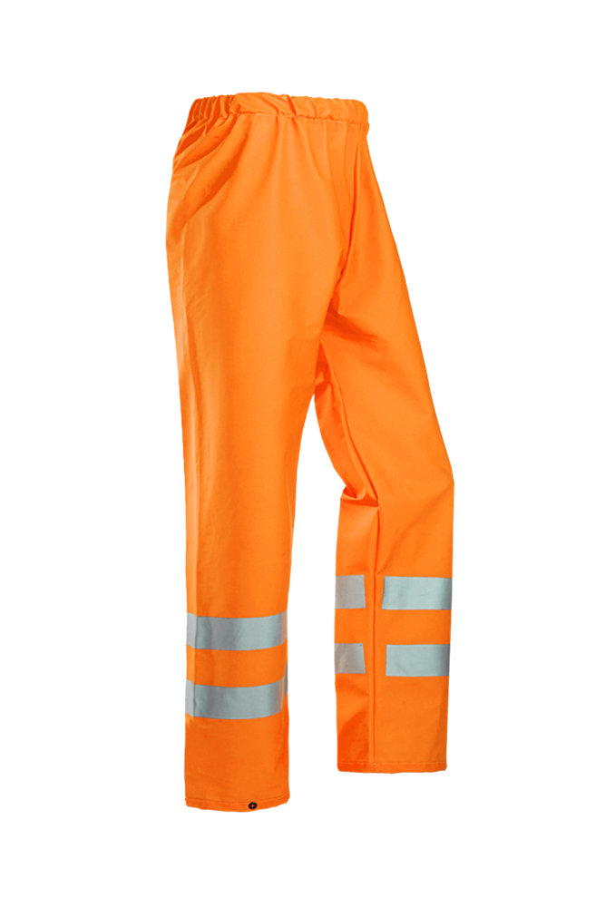 [3.75.63.611.02] Sioen - Goed zichtbare regenbroek - Waterdicht & Winddicht - Bastogne - Fluorescerend Oranje - 6361A2FE0 (XS)