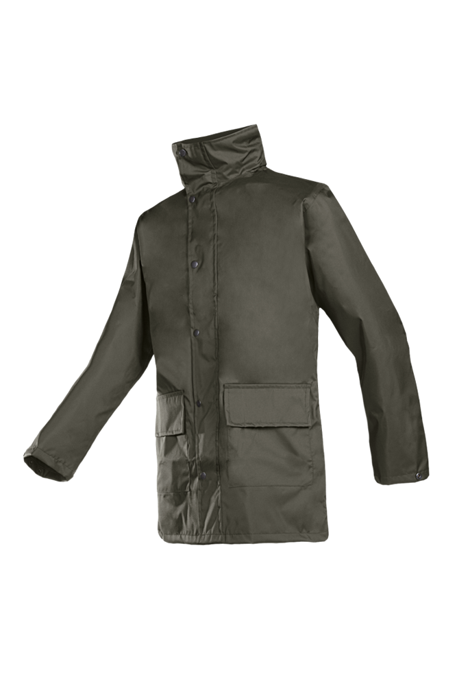 Sioen - Ademend Regenjack - EN 343 Klasse 3-4 - Sheffer - Groen Kaki - 698ZA2X98