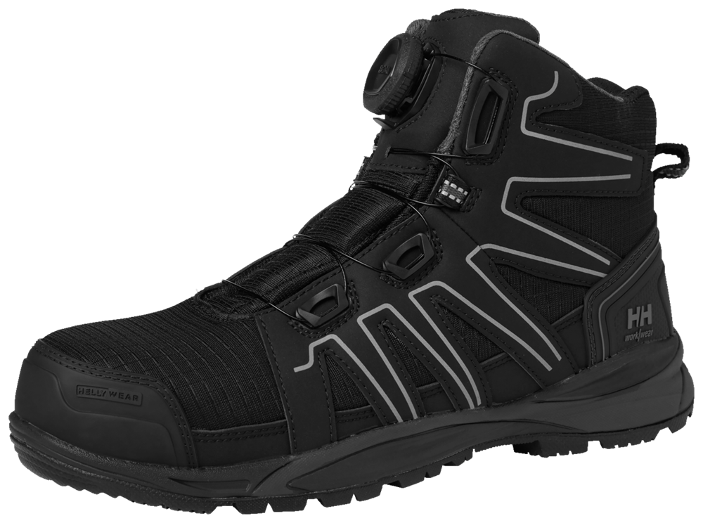 Helly Hansen - S3S Veiligheidslaarzen - BOA Fit Systeem, Composiet Teen - Manchester Mid Boa - Kleur 930 - 78424