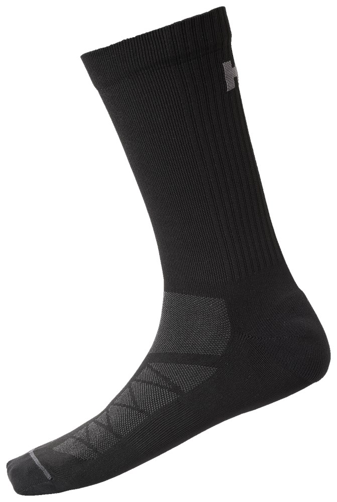 [4.27.96.449.36] Helly Hansen 79644 Oxford chaussettes d'été, noires (36-38)