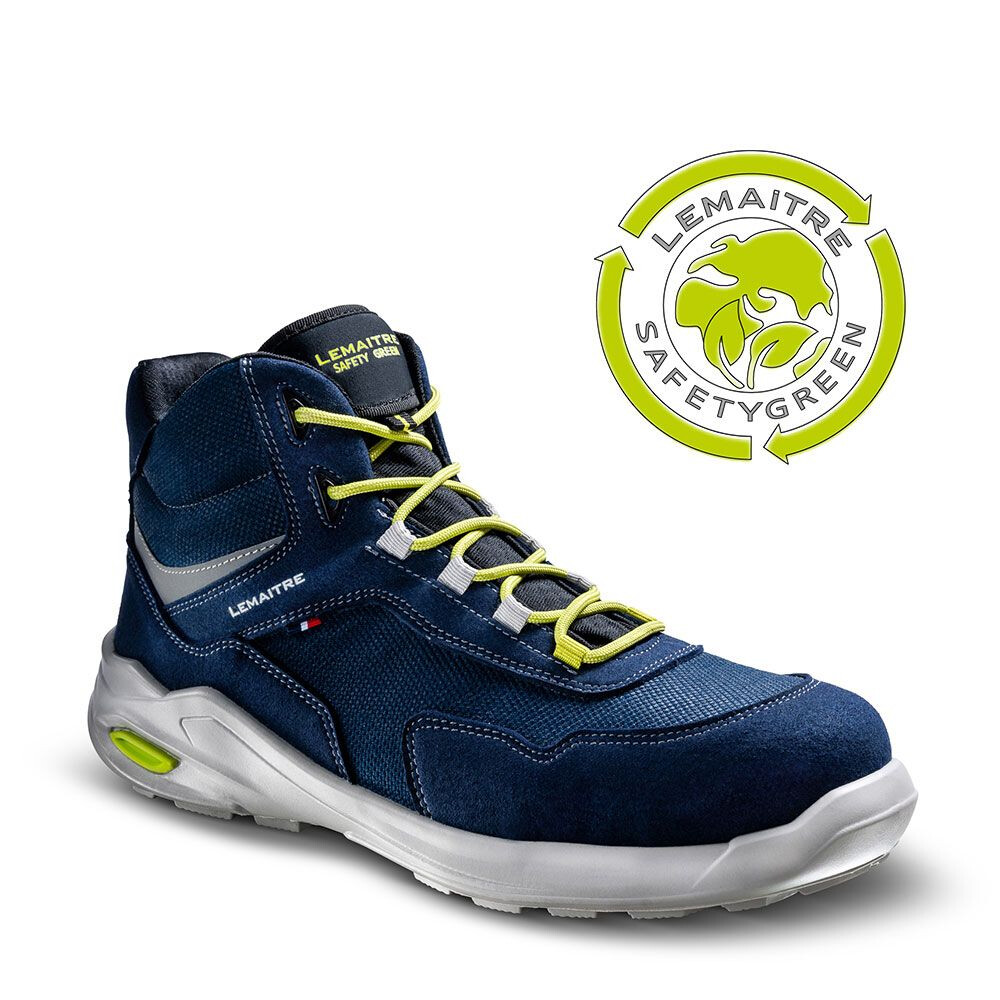 [4.66.05.502.35] LeMaitre - Veiligheidsschoenen - S3S Bescherming, Gerecyclede Materialen - PLANET Hoog - Blauw (35)