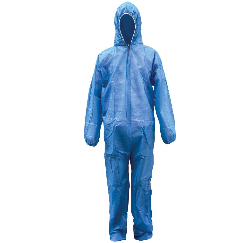 [5.09.05.105.03] PSP 05-105 Basic wegwerp PP-overall blauw (S)