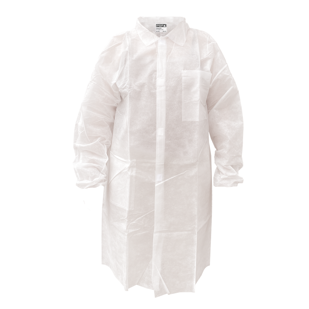 [5.09.30.201.04] Blouse de laboratoire jetable PP blanche PSP 30-201 (M)