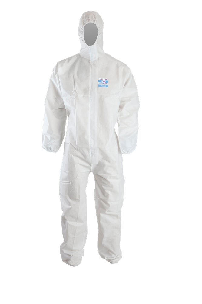 ChemDefend - Type 5 & 6 Overall - EN1073-2 - 100 - Wit