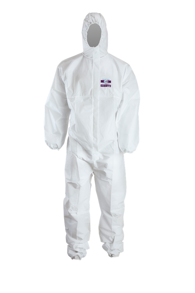 ChemDefend Type 5+6 Overall - Antistatisch, Biologische & Radioactieve Deeltjesbescherming - 250 - Wit