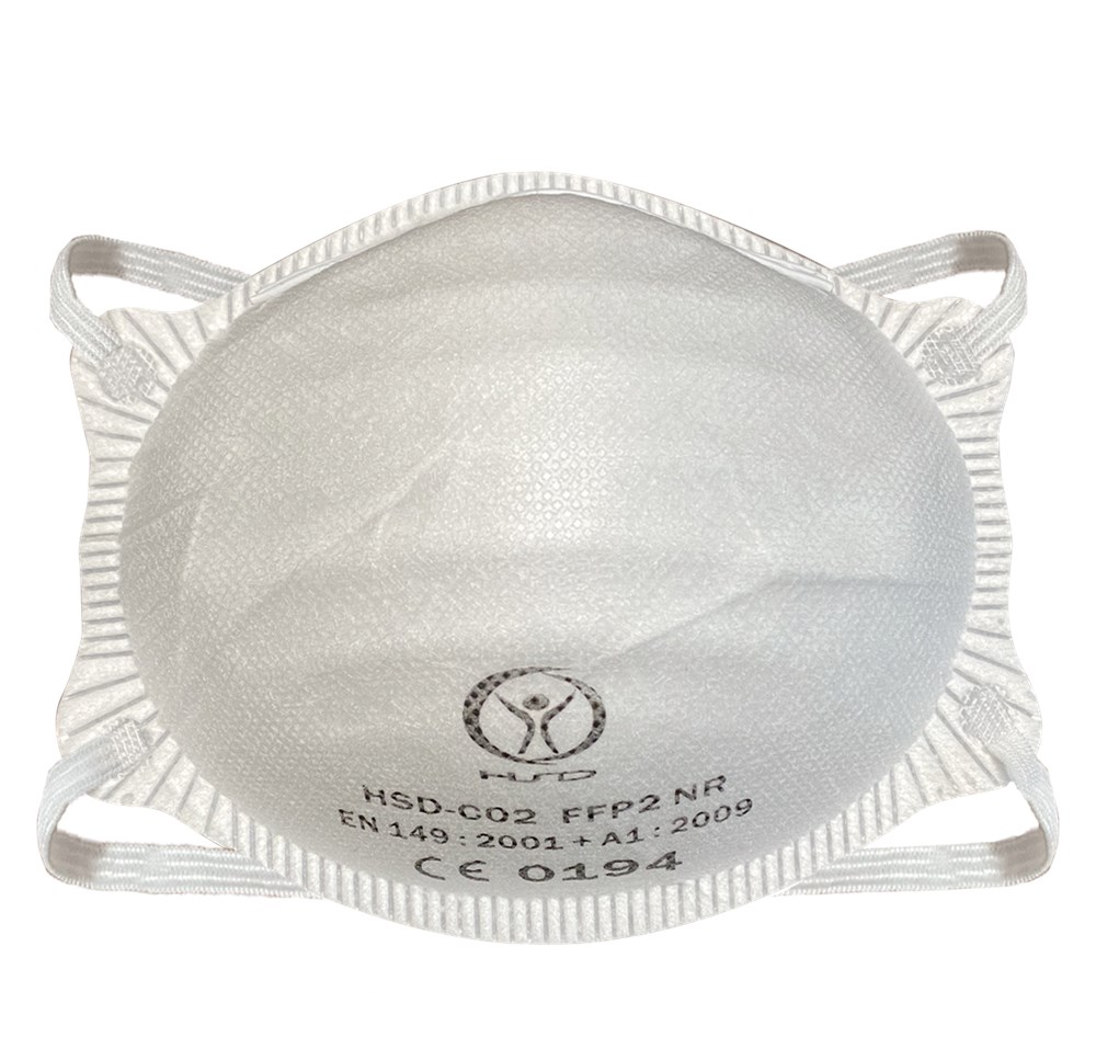 [1.01.30.212.20] PSP - FFP2 NR Masker - Voorgevormde Pasvorm, Zachte Binnenlaag - 30-212 HSD-CO2 - Wit