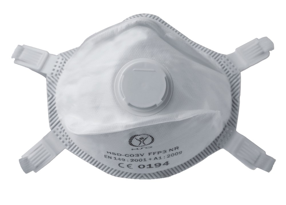 PSP - FFP3 Filtrerend Halfgelaatsmasker - Verbeterd Comfort - 30-330 HSD-C03V - Wit