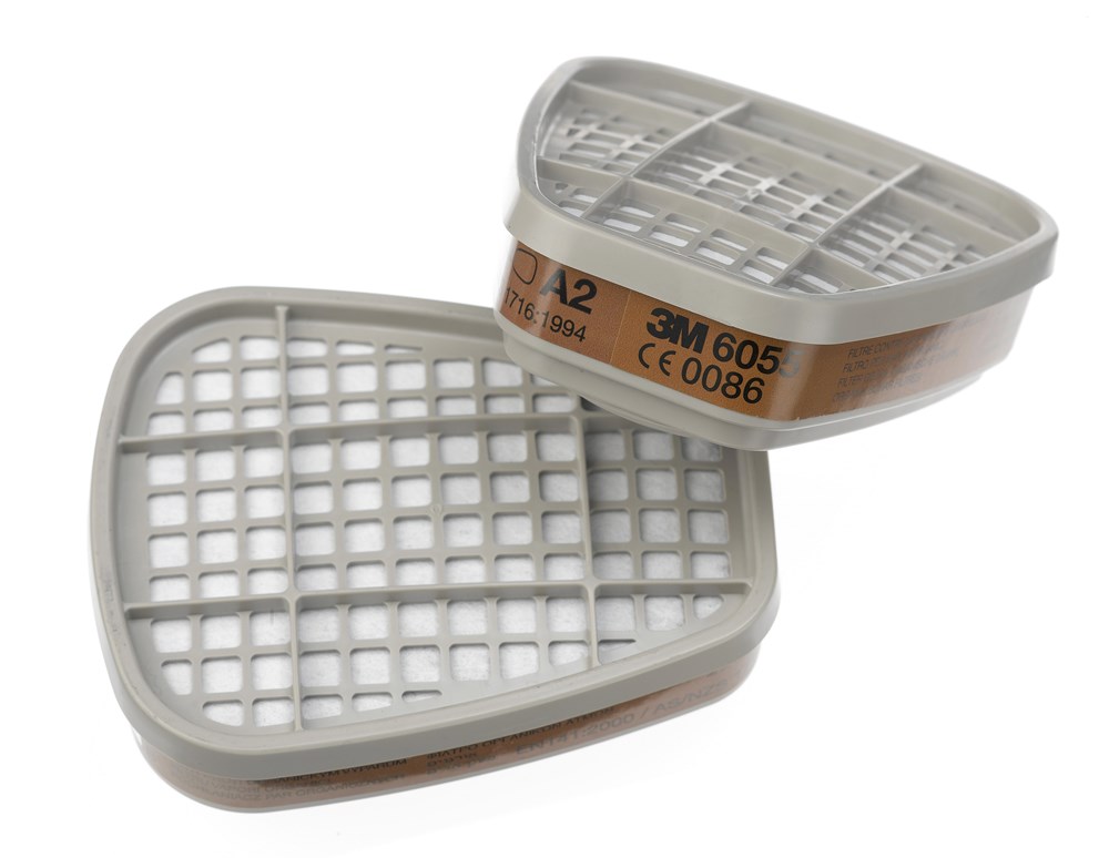 [1.21.36.055.00] 3M Gas en dampfilter A2 Bescherming 6055