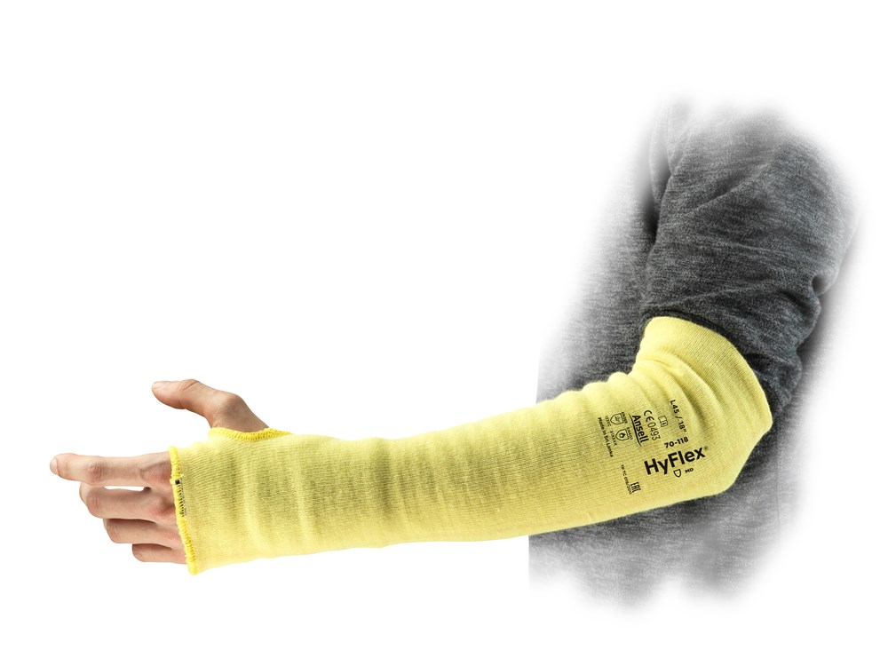 [2.25.70.118.00] Ansell - Arm Sleeves - Cut & Heat Resistant - HyFlex 70-118 - Universal Size