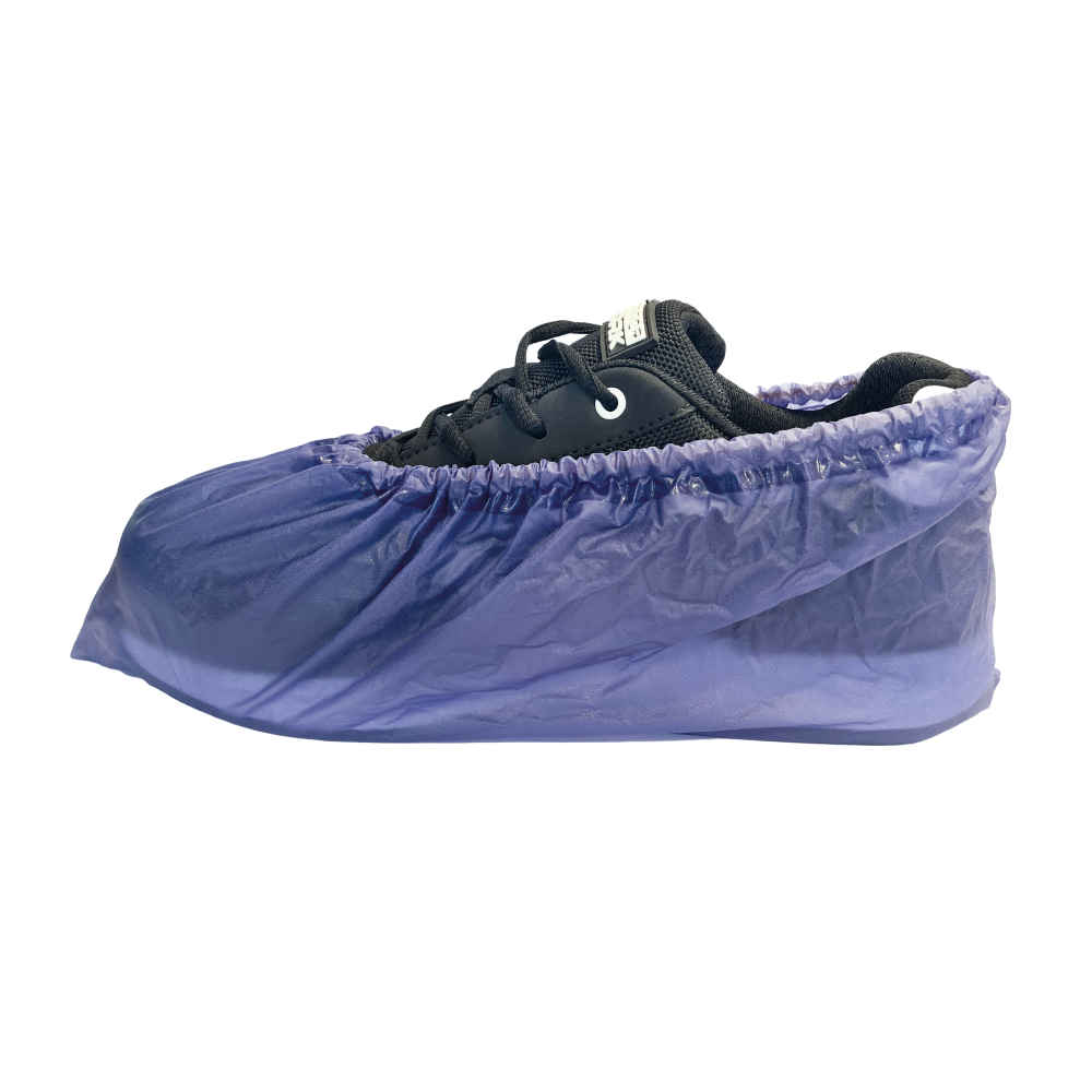 [5.09.50.309.00] PSP - Wegwerp PVC Overschoen - 130mu - 50-309 - Paars