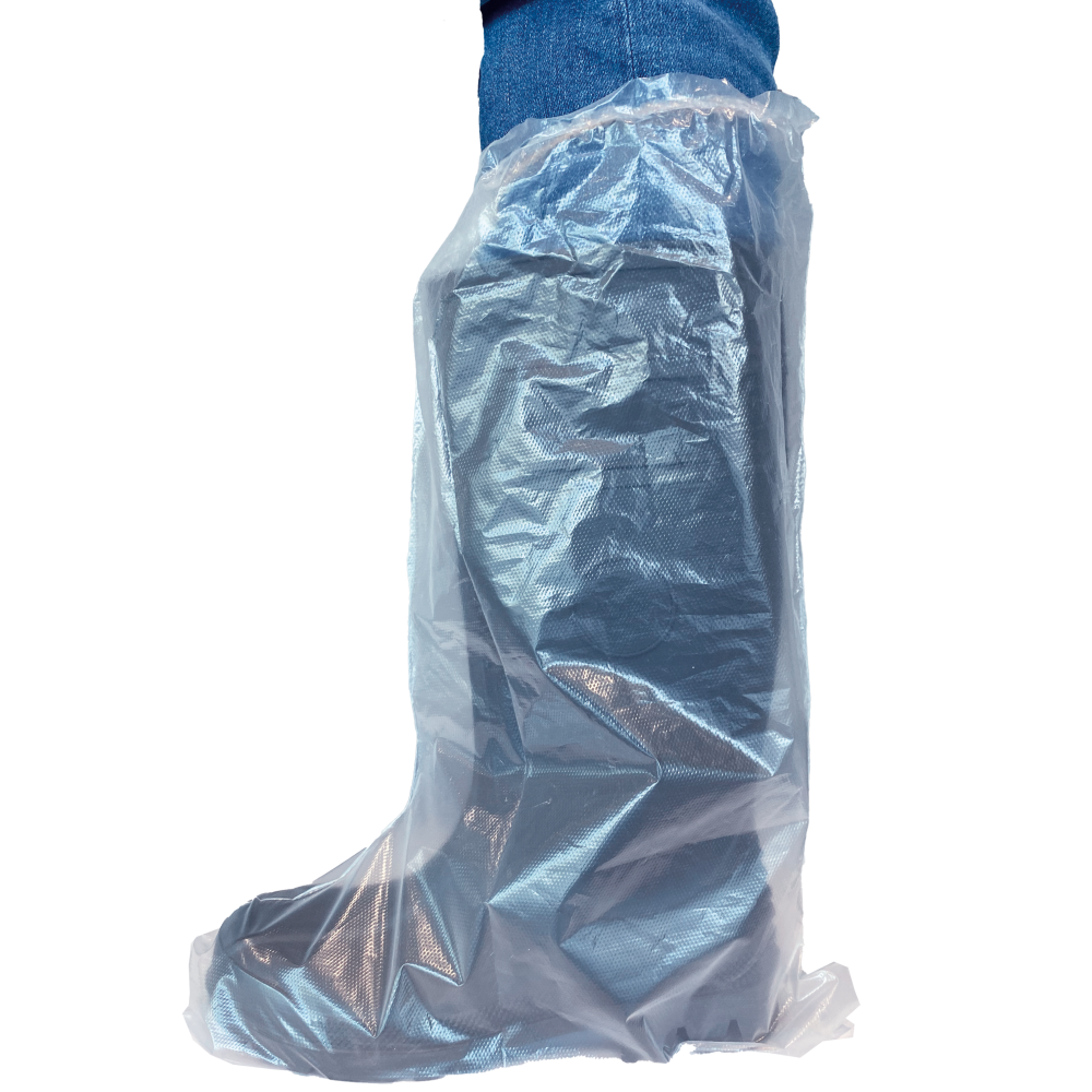 PSP - Disposable PE Boot Cover - 65mu Thickness - 50-500 - Transparant - 50 Stuks