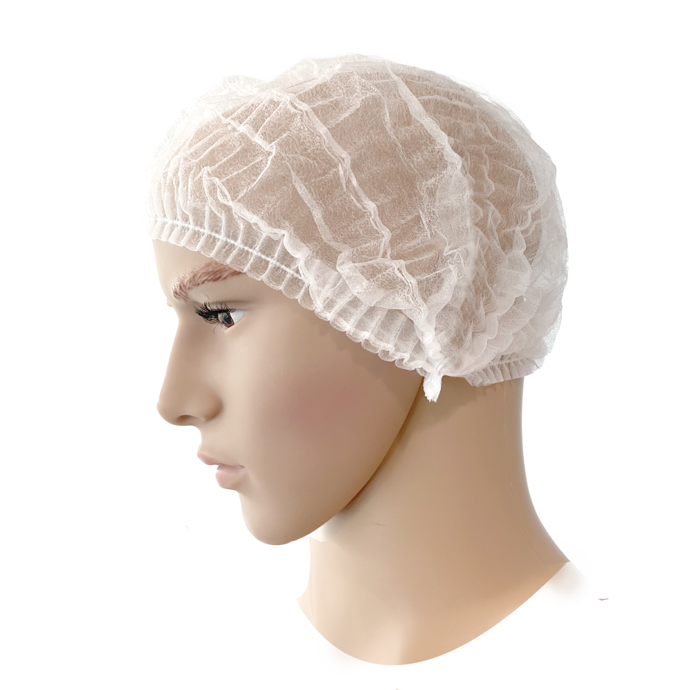PSP - Disposable PP Clip cap - Hair Protection, Contamination Control - 55-101 - White - 100 stuks