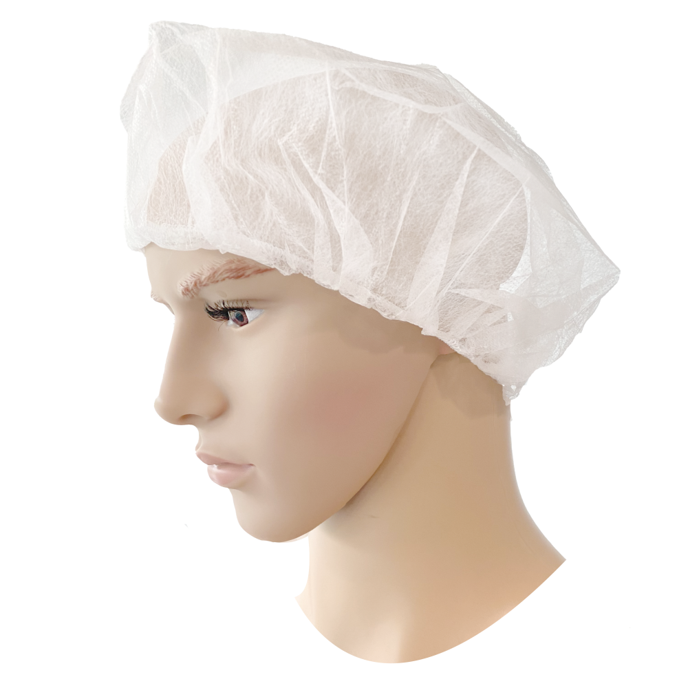 [5.09.55.301.00] PSP 55-301 witte PP-baretmutsen, 100 stuks
