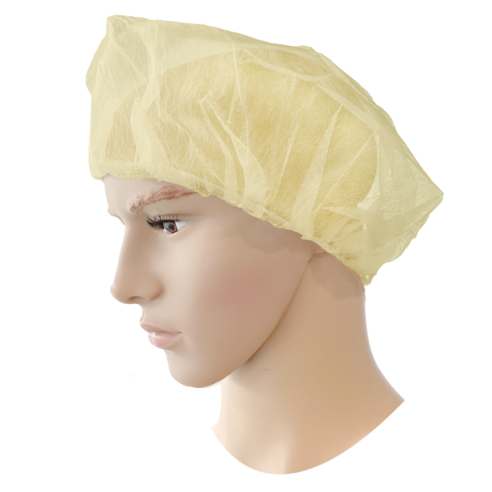 PSP - Disposable Bouffant Cap - Contamination Control - 55-306 - Yellow - 100 Stuks