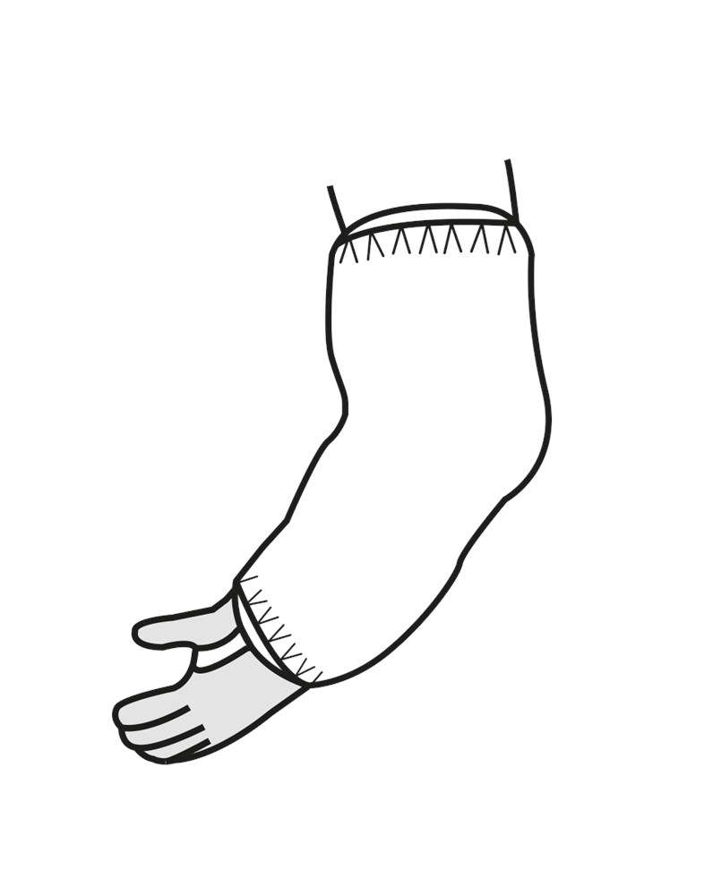 ChemDefend - Mouw - Type 5 & 6, EN 14126, EN 1073-2 - 250 - Wit