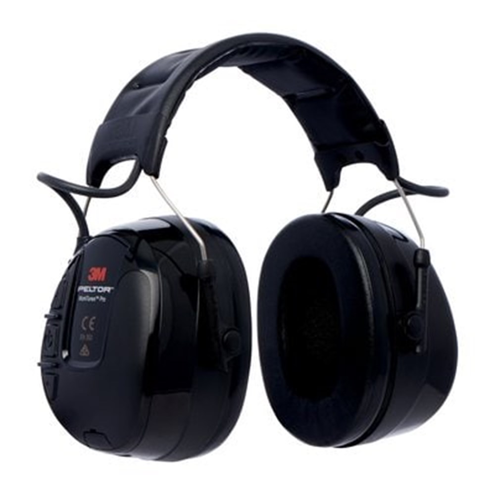 3M - Radio Headset - Gehoorbescherming met FM/AM Radio - WorkTunes Pro - Zwart - HRXS220A