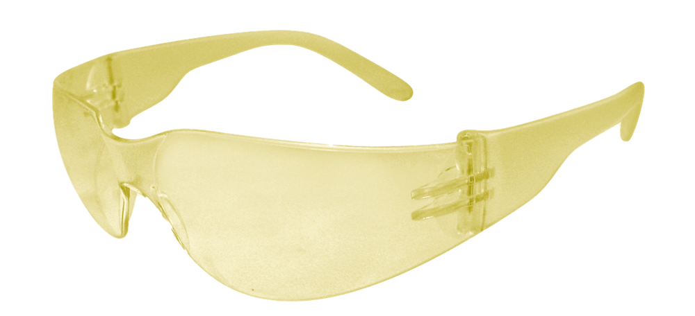 [7.01.28.004.00] PSP - Basis Veiligheidsbril - Krasbestendig & UV Bescherming - 28-004 - Geel