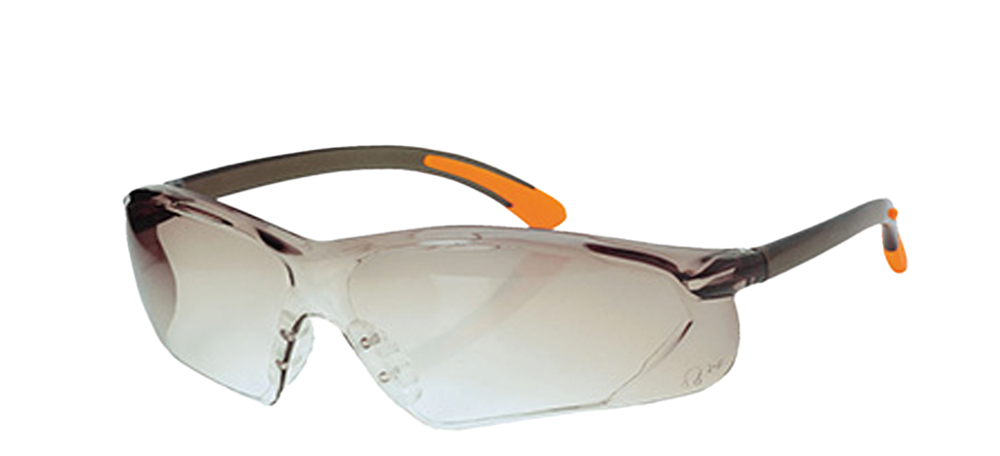 [7.01.28.047.00] PSP - Veiligheidsbril - Rookglas, AS+AF, UV-bescherming, EN166 1F, EN172 - 28-047